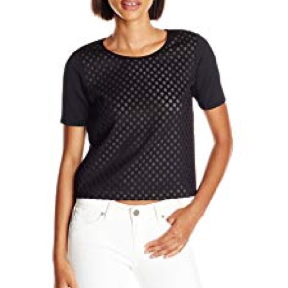 Shoshanna Laser Cut Scuba Catalina Top - Picture 1 of 6